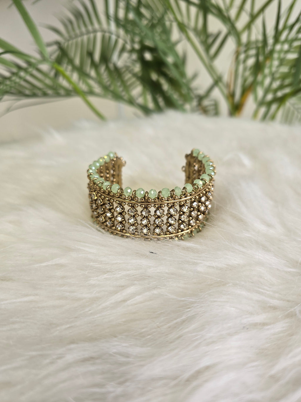 Royal Mint Stone Cuff Bracelet