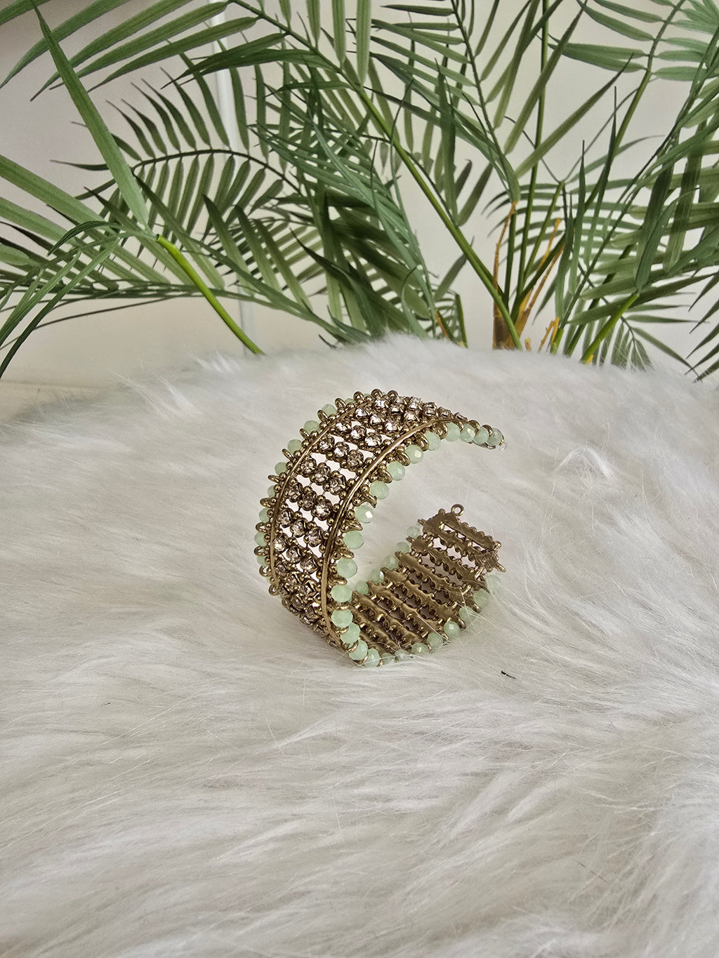 Royal Mint Stone Cuff Bracelet