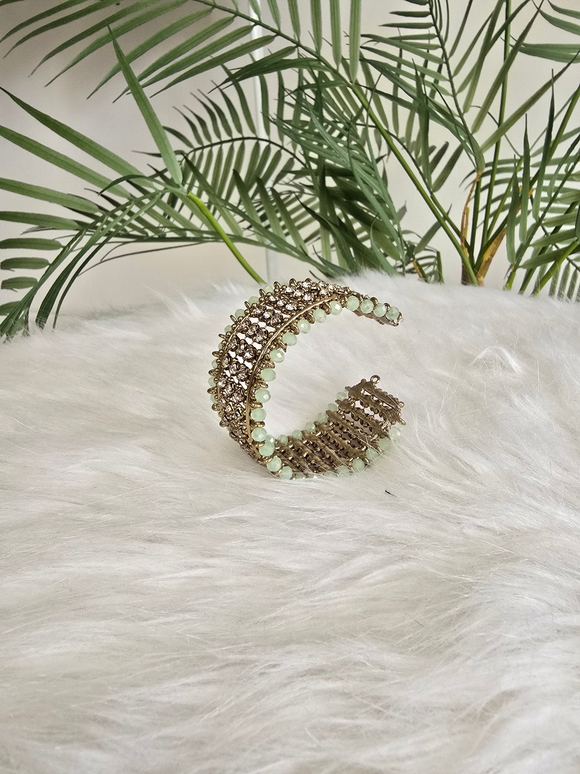 Royal Mint Stone Cuff Bracelet