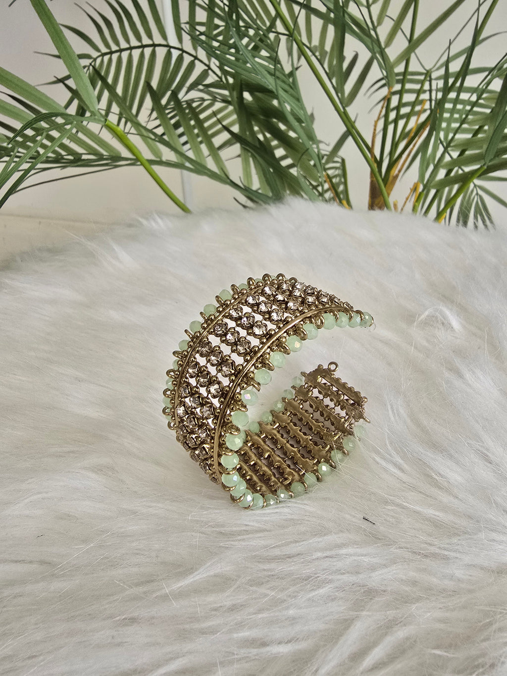Royal Mint Stone Cuff Bracelet
