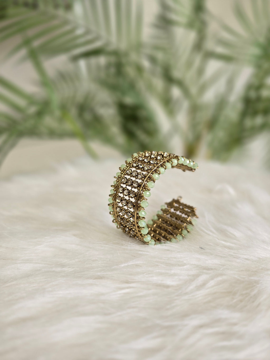 Royal Mint Stone Cuff Bracelet