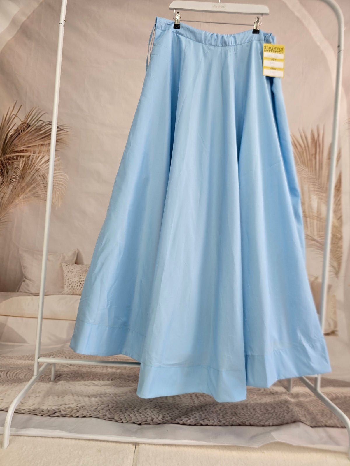 Readymade Light Blue Silk skirt/lehnga (size 16-18)
