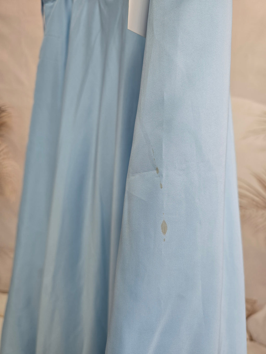 Readymade Light Blue Silk skirt/lehnga (size 16-18)