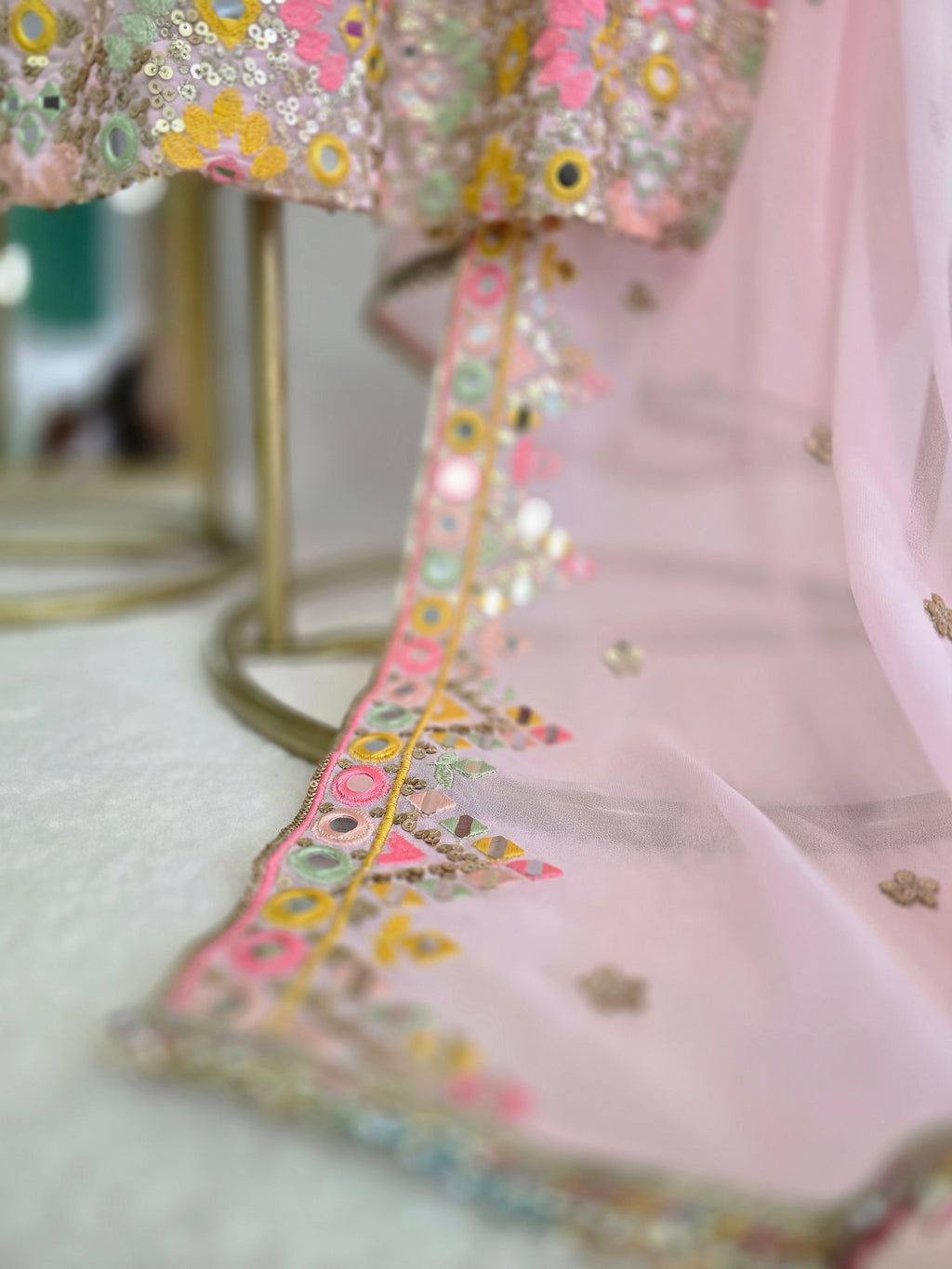 Cienna Luxury Pink Pastel Sleeveless Pajami Suit (4-6)