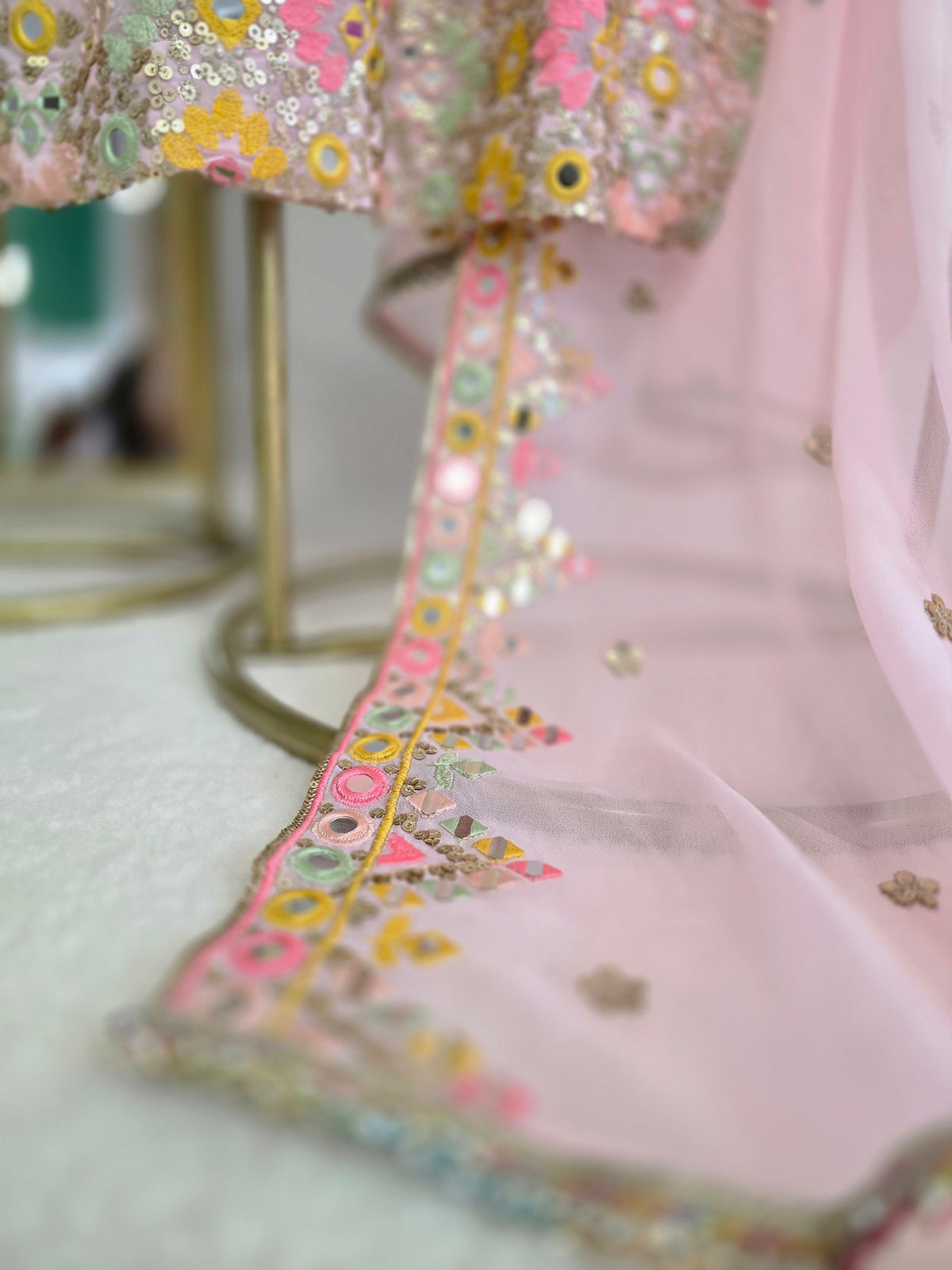 Cienna Luxury Pink Pastel Sleeveless Pajami Suit (4-6)