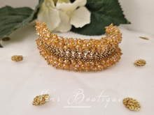 Gold Stone Cluster Bracelet