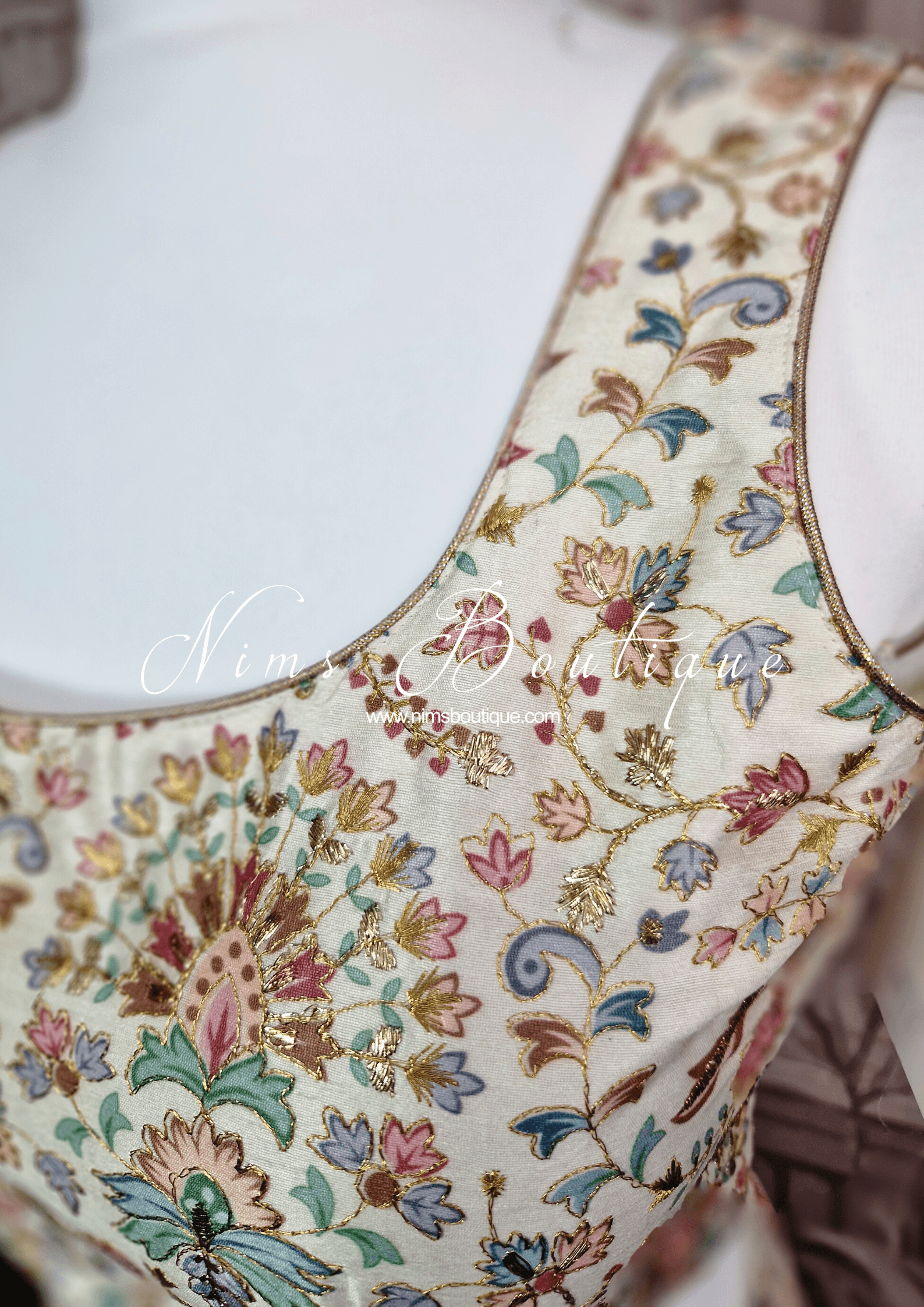 Nims Boutique Mia Ivory & Pastel Lehnga sizes 4-16