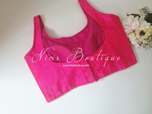 The NB Fushcia Pink Silk Blouse 10-12