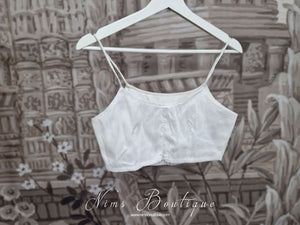 Maya White Thin Strap Blouse (size 4-16)