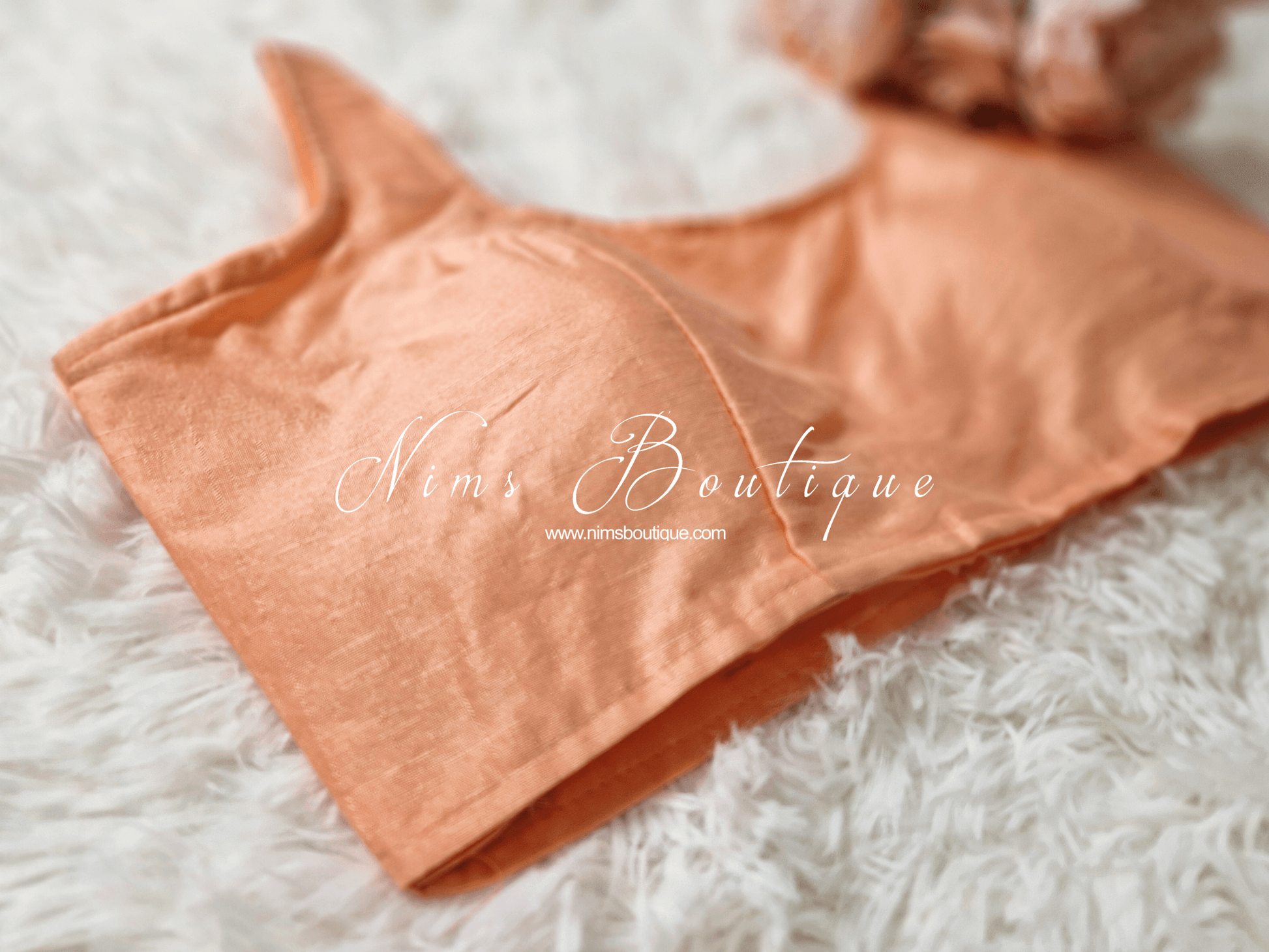 Nims Boutique The NB Peach Blouse 10-14