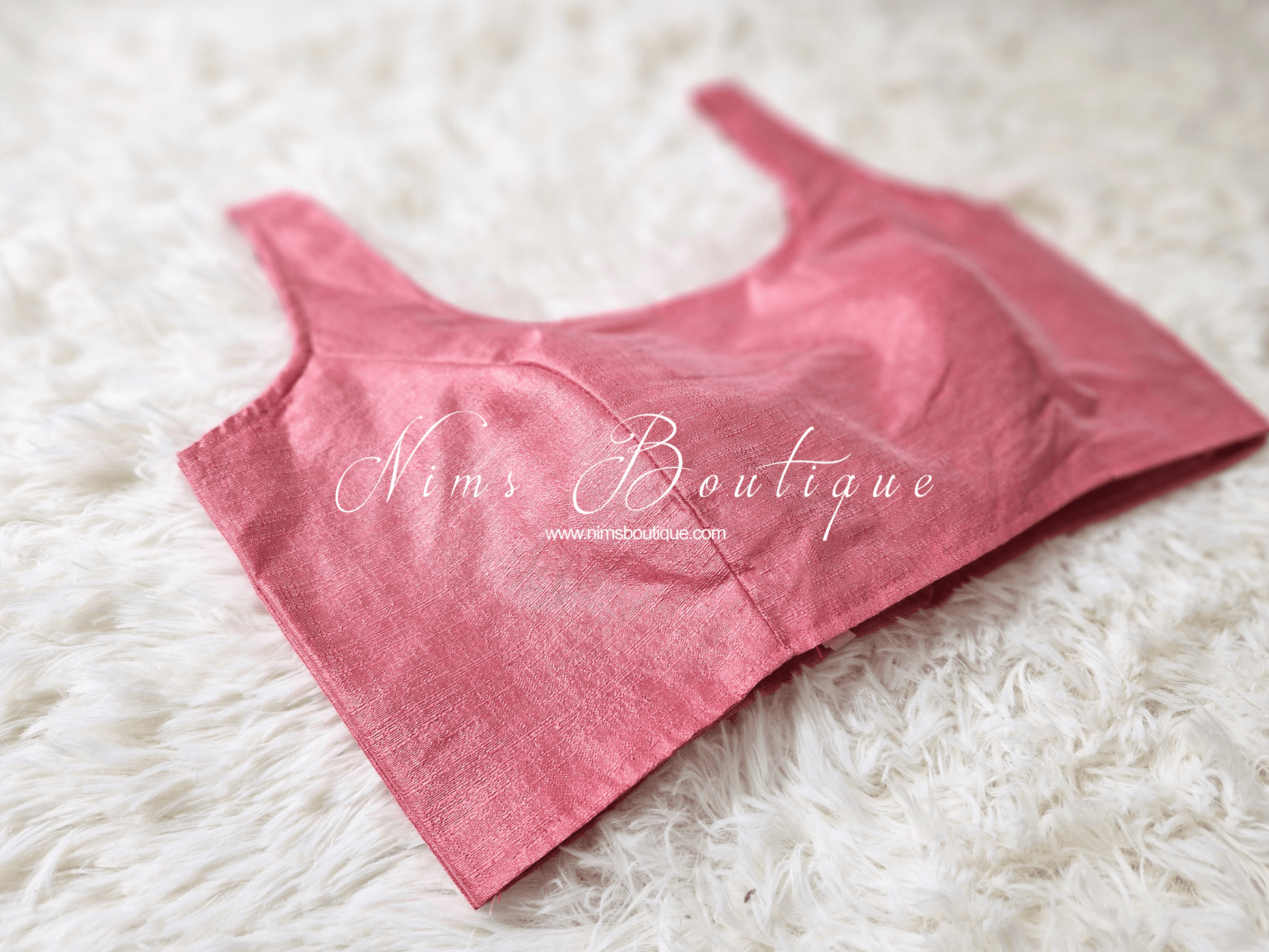 Nims Boutique The NB Dusky Pink Blouse 12-14