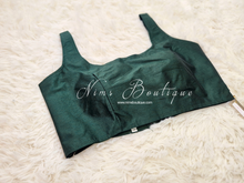 Nims Boutique The NB Dark Green Blouse 10-12