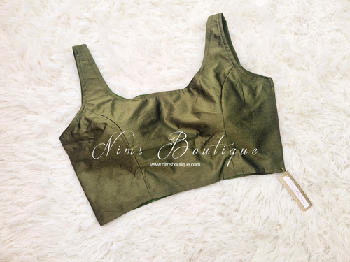 The NB Olive Green Blouse (10-12)