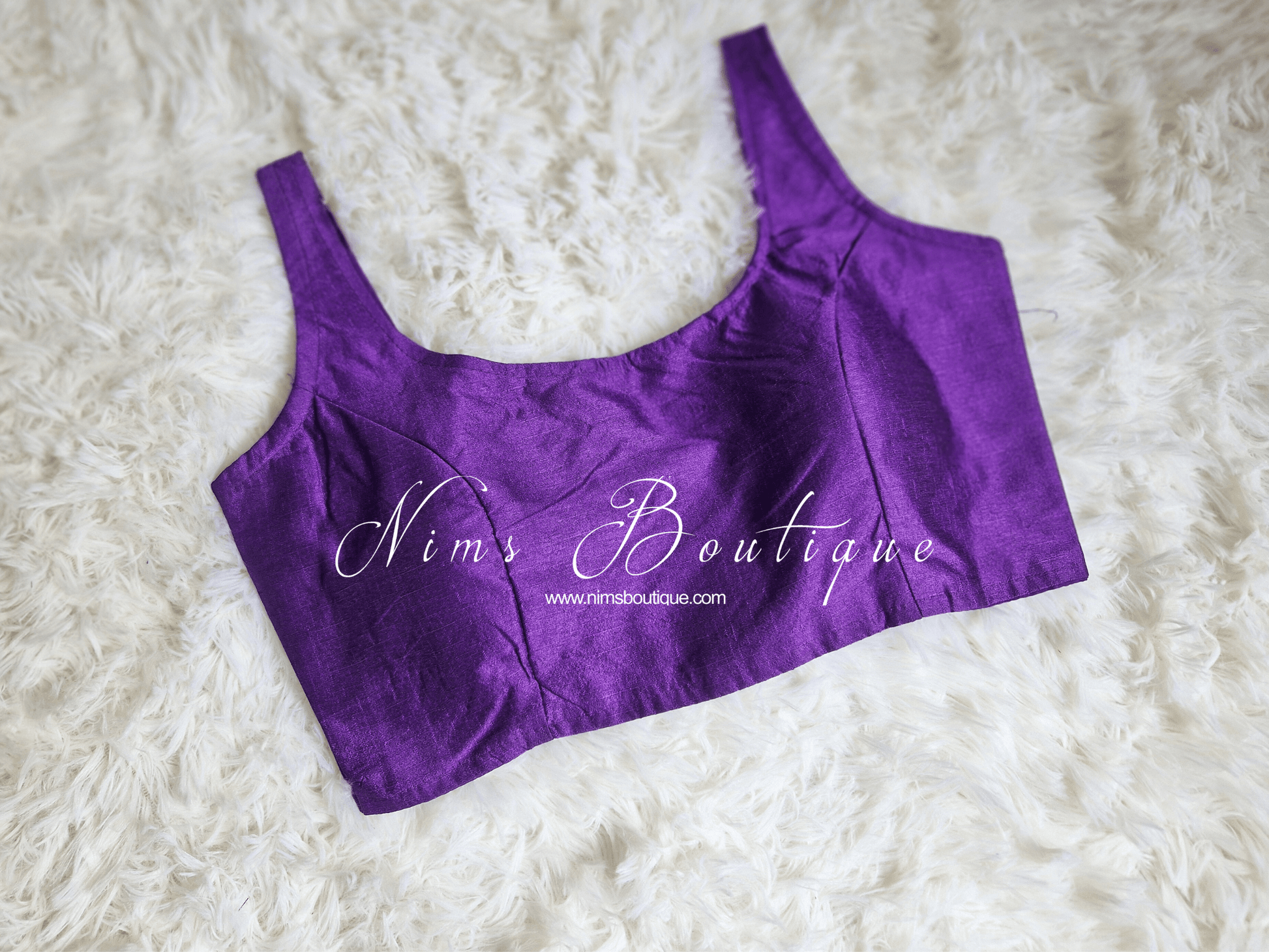 Nims Boutique The NB Purple Blouse 10-14