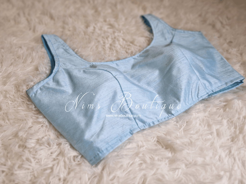 Nims Boutique The NB Light Blue Blouse 10-12