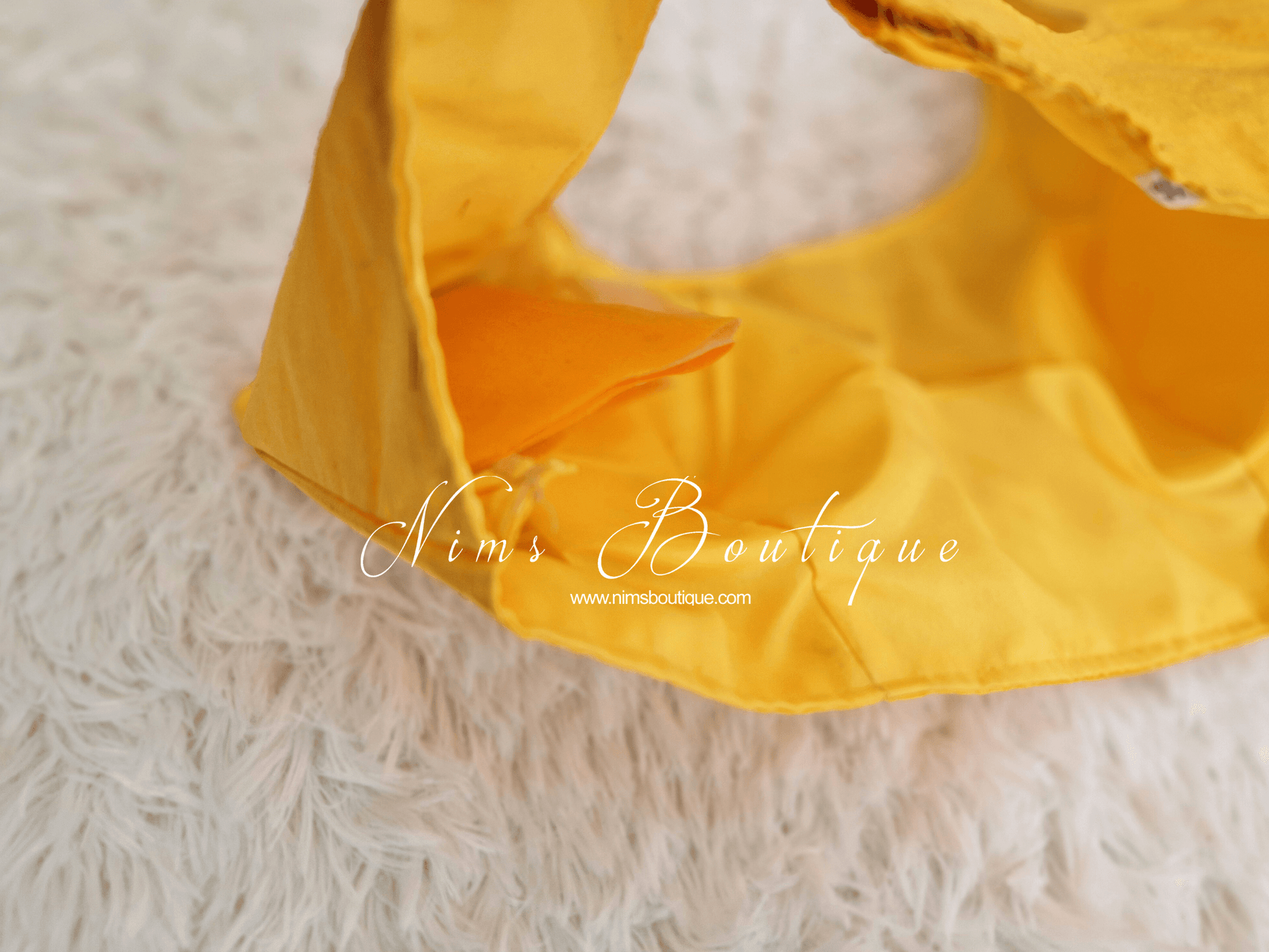 Nims Boutique The NB Yellow Blouse 10-12