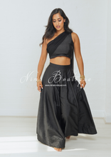 Arya Black Flared Trousers (sizes 4-14)