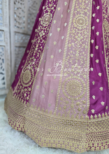 Luxury Mauve & Violet Lehnga Suit (Size 12-14)