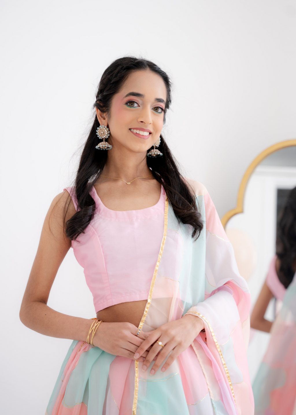 The NB Baby Pink Silk Blouse (petite sizes 4-8)