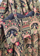 Elephant Black Embroidered Strap Blouse (4-16)
