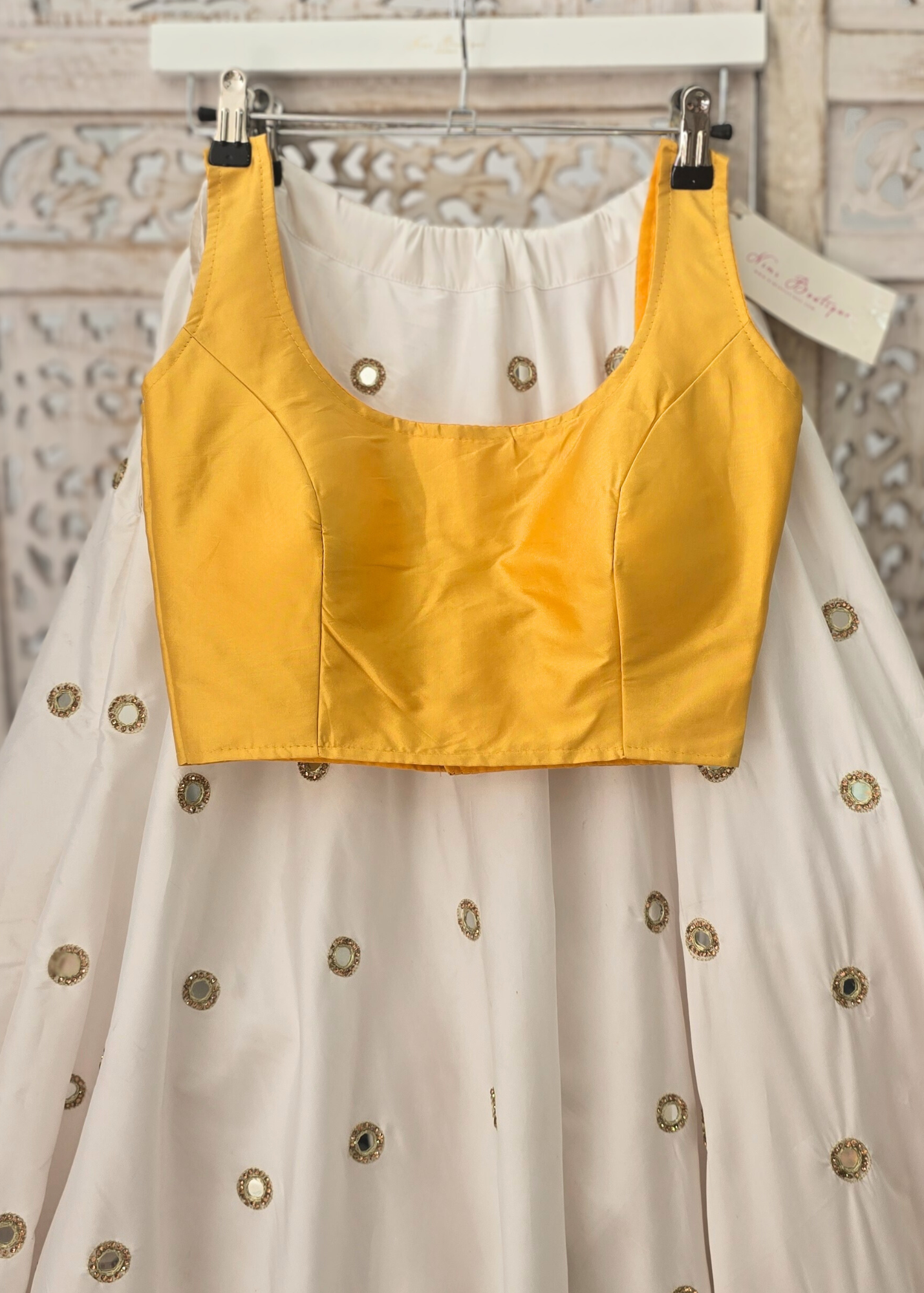 The NB Yellow Silk Blouse (petite sizes 4-8)