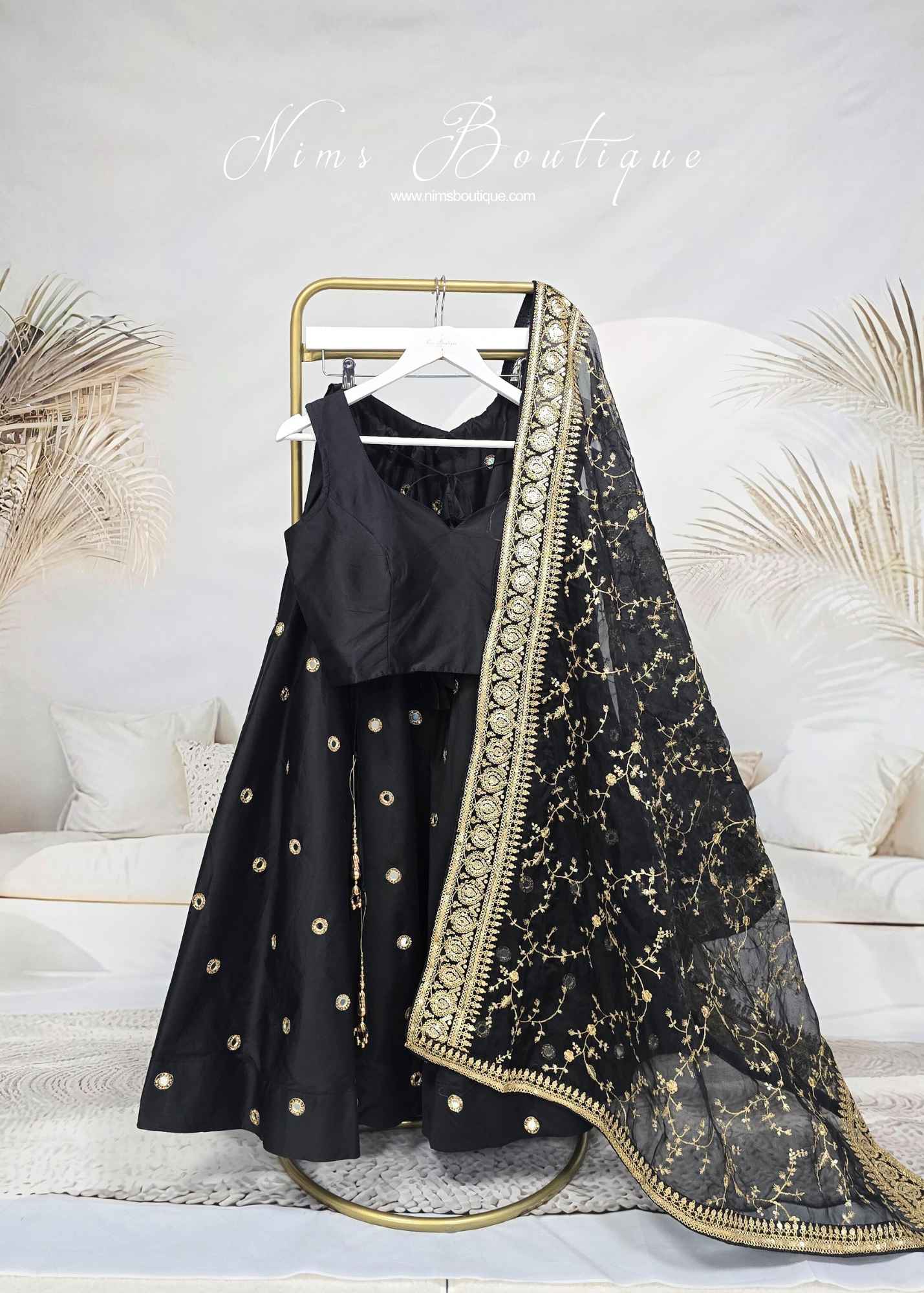 The NB Black Sweetheart Blouse (12-14)