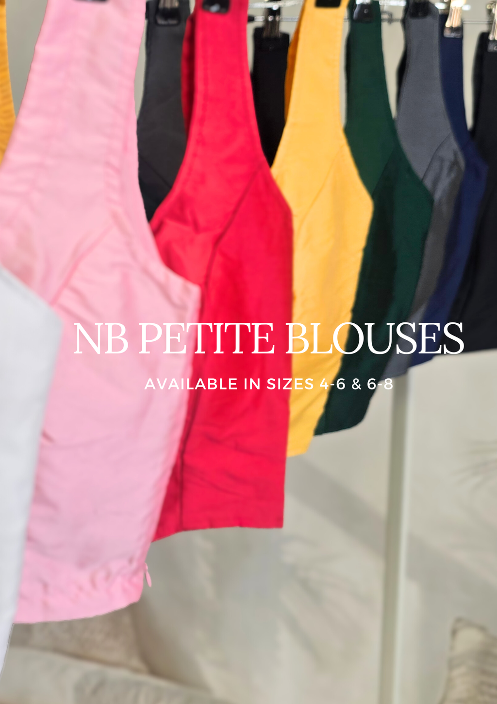 The NB Navy Silk Blouse (petite sizes 4-8)