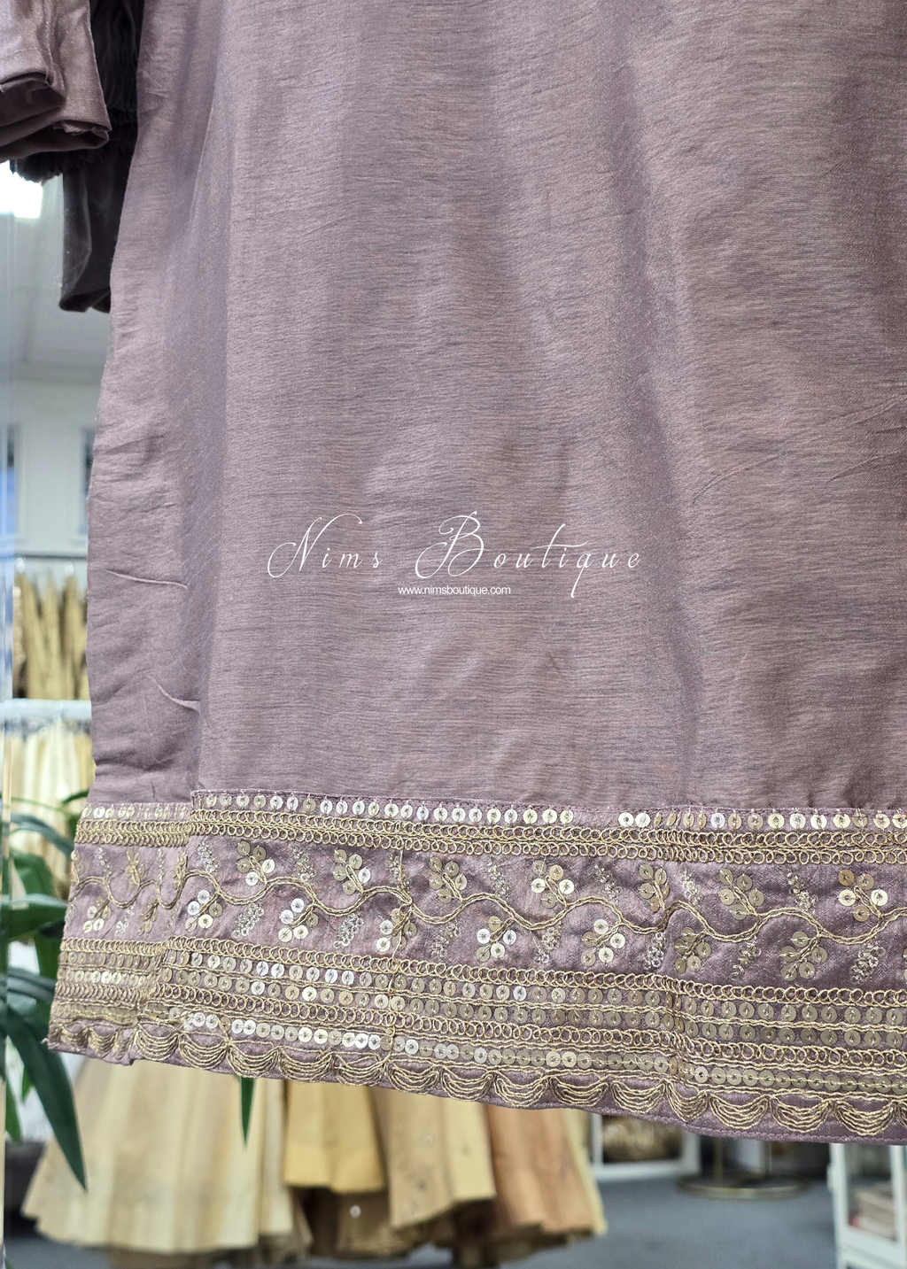 Dusky Lilac Pajami Suit (Size 12-14)