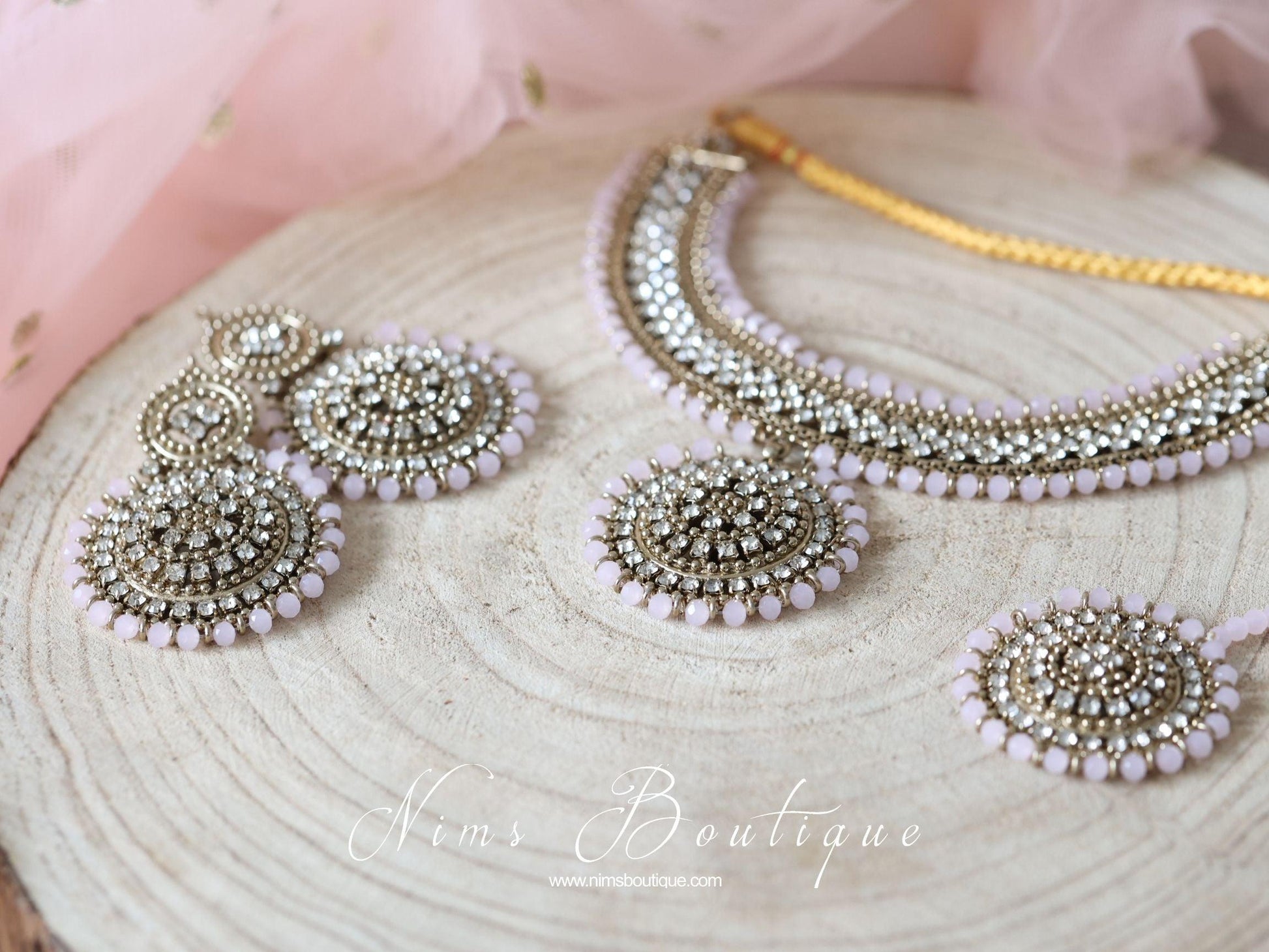 Nims Boutique Classic Royal Blush Set