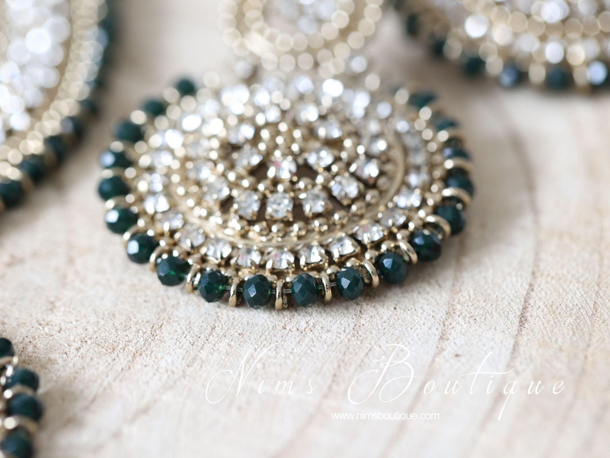 Nims Boutique Classic Royal Dark Green Set