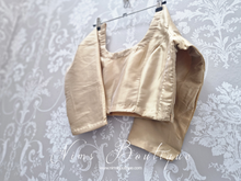 NB Gold Silk Scoop Neck Blouse with sleeves (size 4-26)
