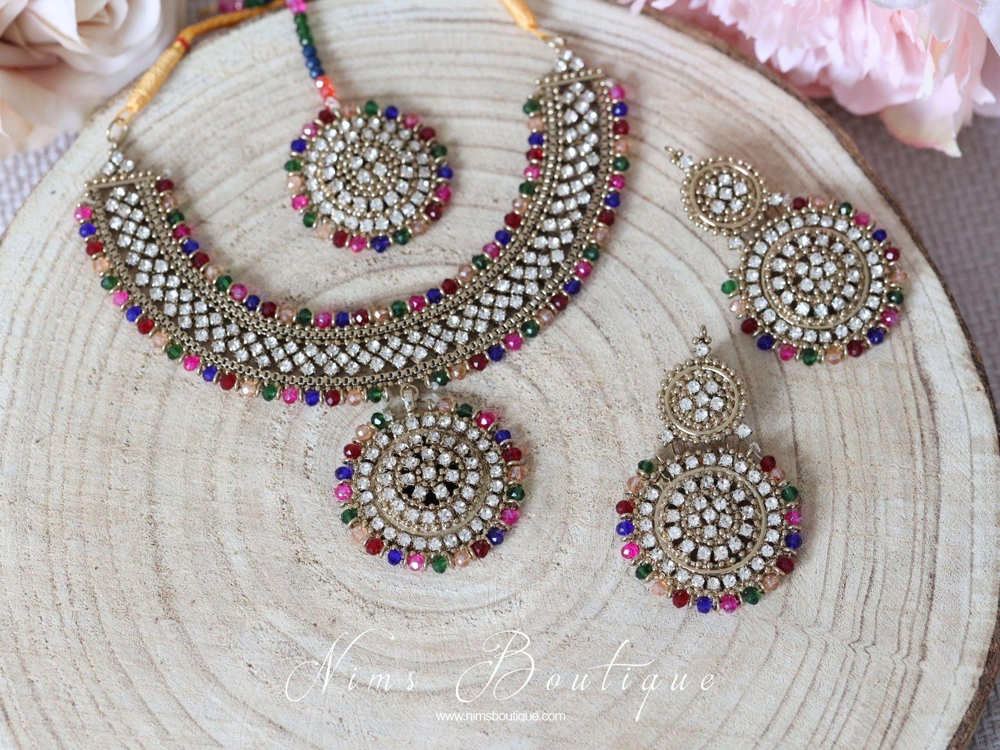 Nims Boutique Classic Royal Multicolour Set pinks, blues, greens