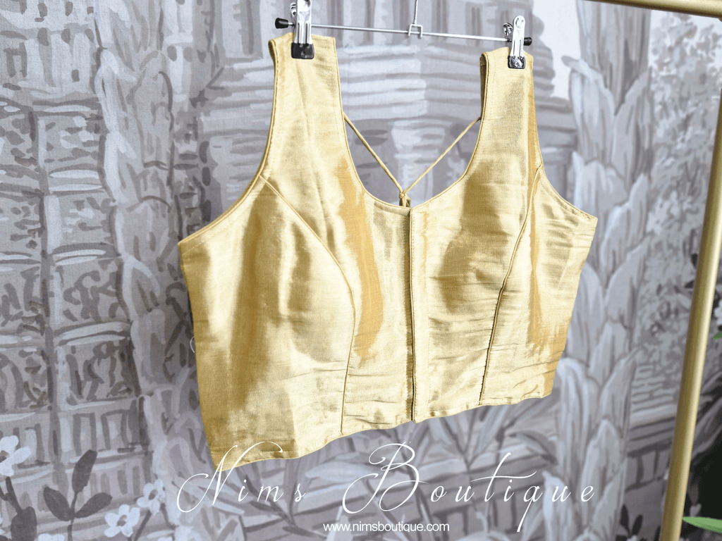 Nims Boutique The NB Bright Gold Blouse 16-18