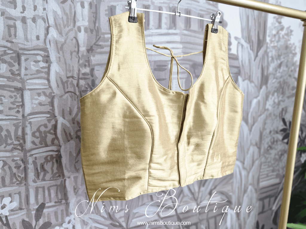 Nims Boutique The NB Dusky Gold Blouse 16-18
