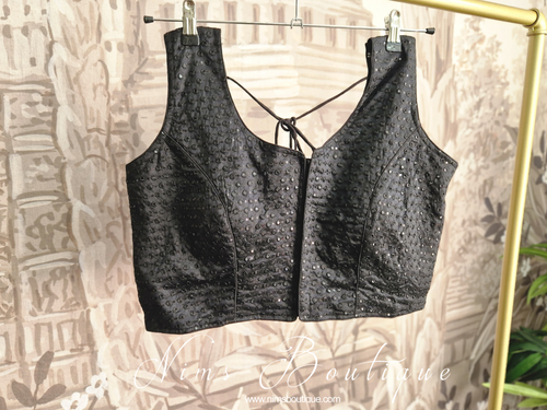 The NB Black Sequin Blouse 16-18