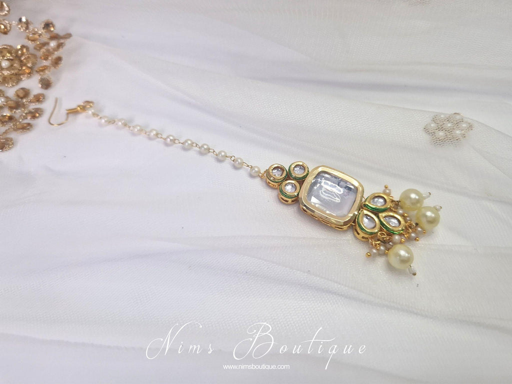 Nims Boutique Raman Kundan & Pearl Tikka