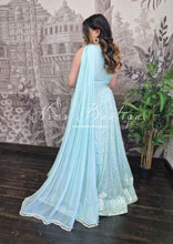 Arya Mint Luxury One Shoulder & Dupatta blouse (4-12)