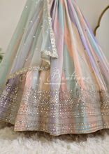 Pastel Stripe Lehnga (sizes 4-16)