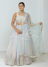 Pastel Stripe Lehnga (sizes 4-16)