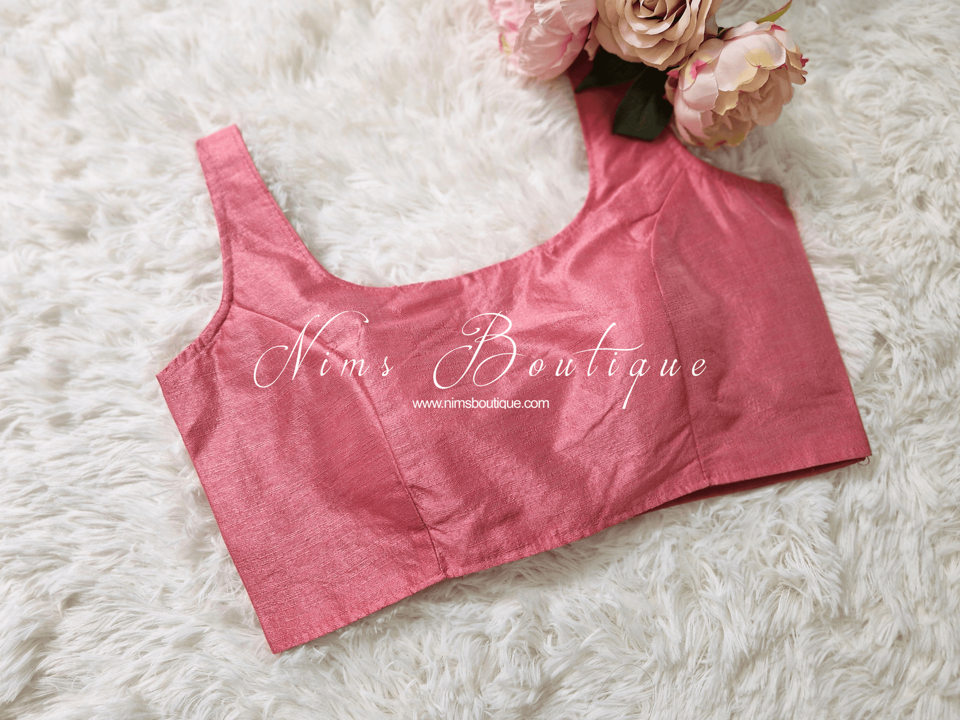 Nims Boutique The NB Dusky Pink Blouse 10-12