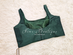 Nims Boutique The NB Dark Green Blouse 10-12