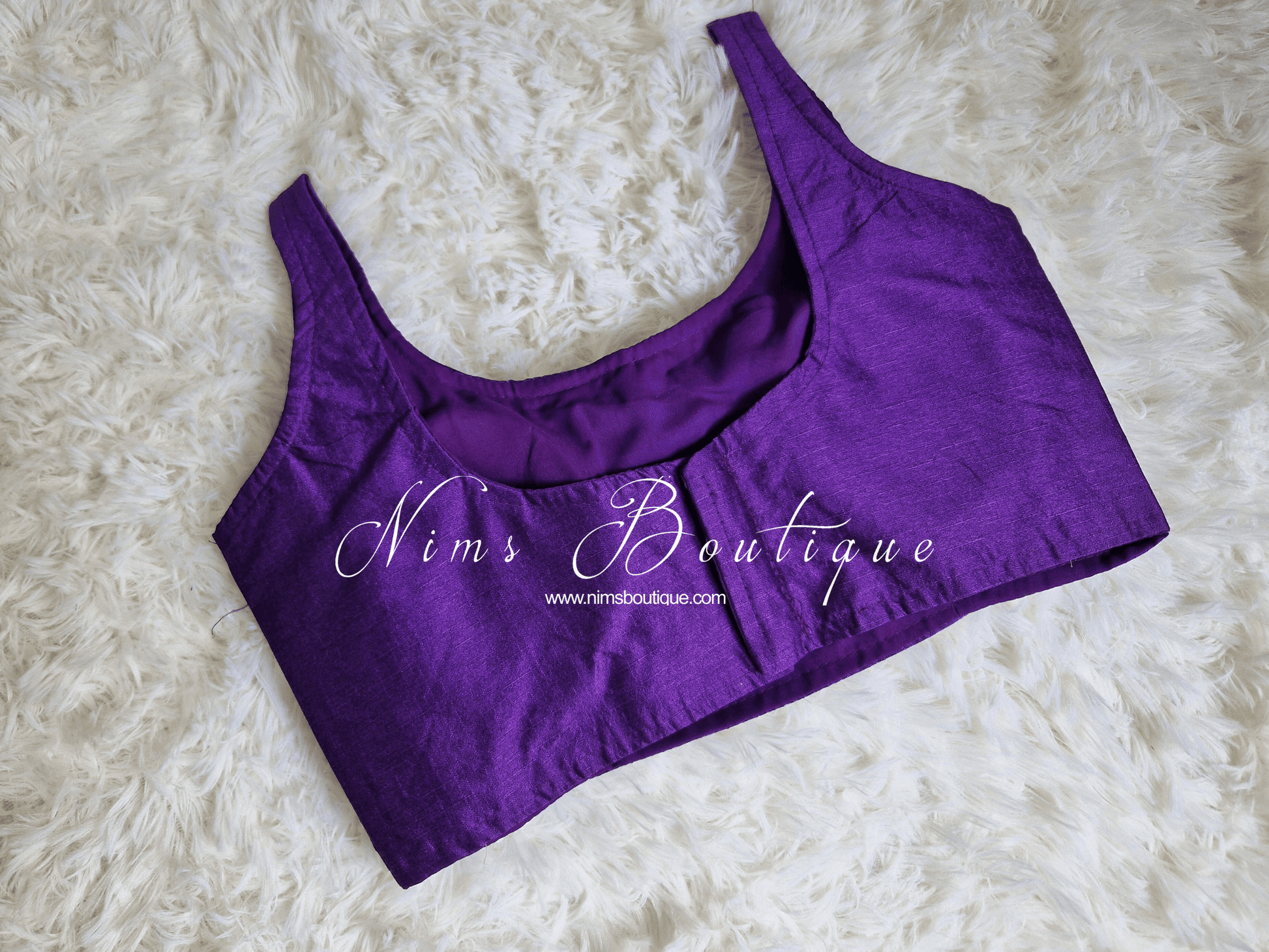 Nims Boutique The NB Purple Blouse 10-14