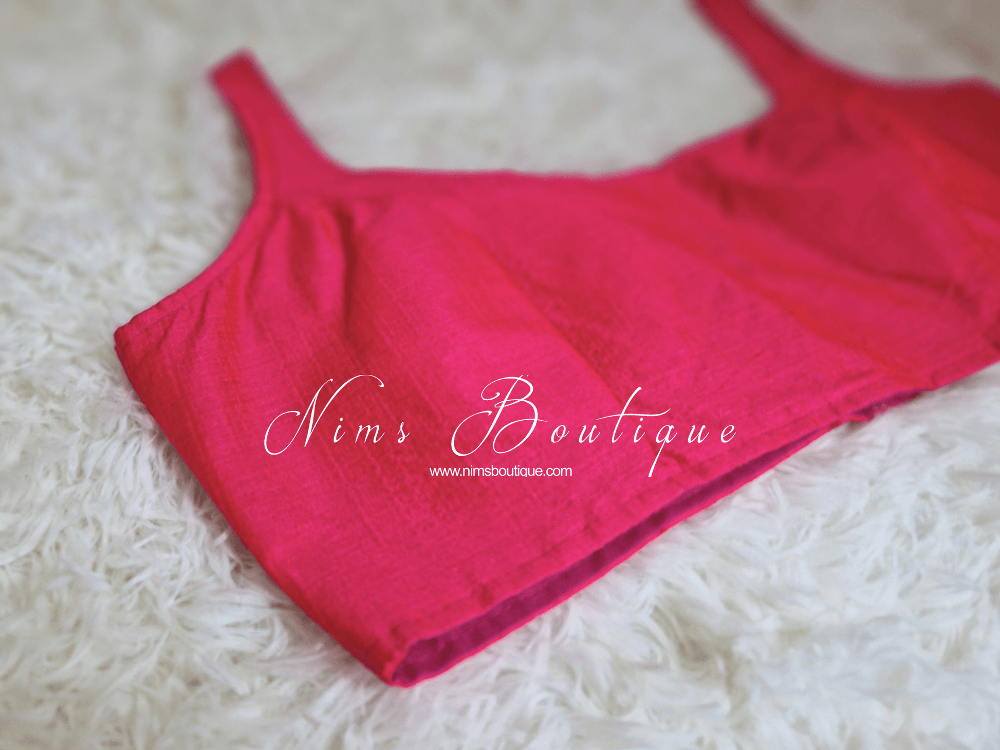 Nims Boutique The NB Deep Pink Blouse 10-12