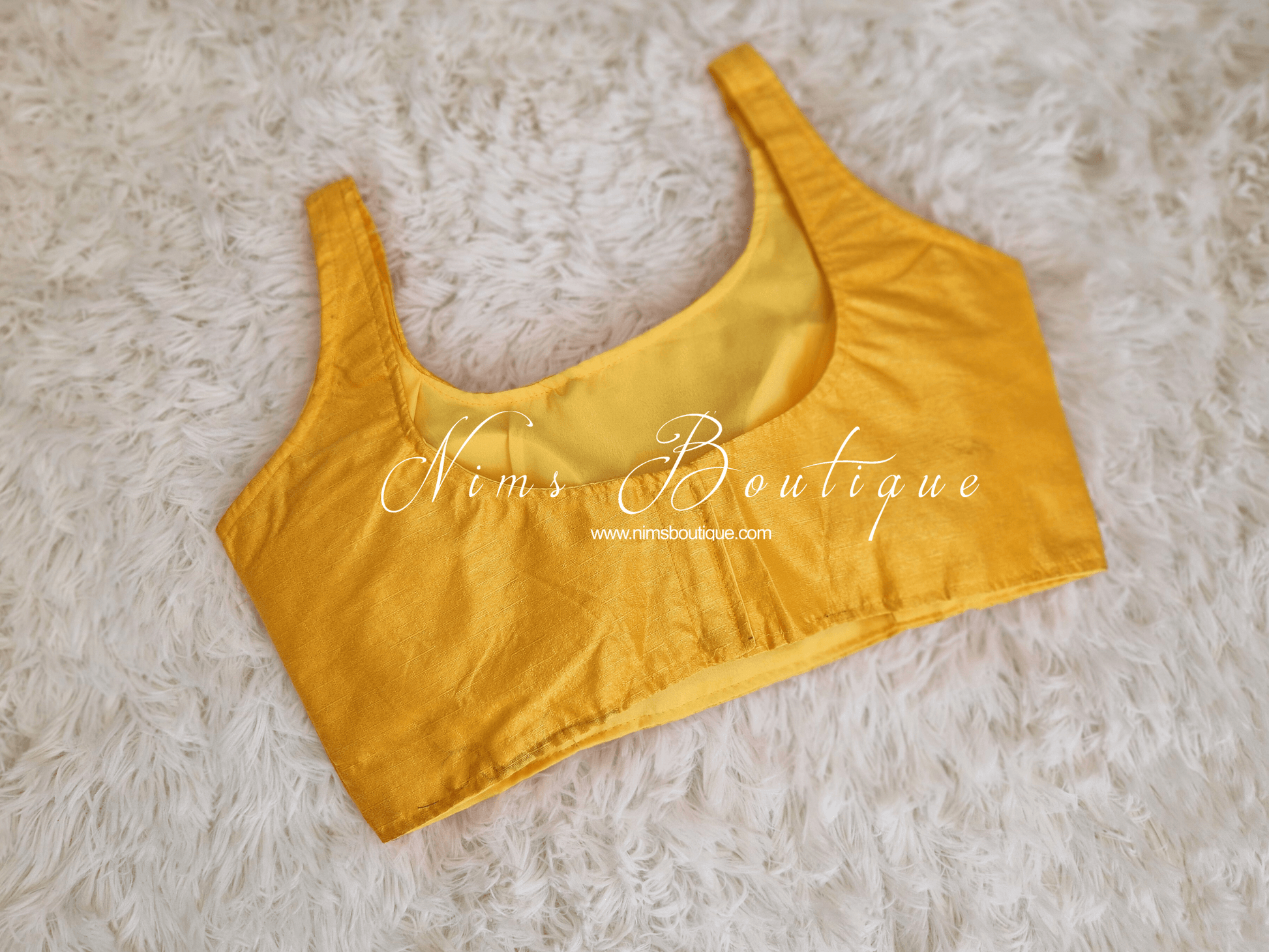 Nims Boutique The NB Yellow Blouse 10-12