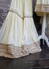 Light Lemon Gharara Suit (Size 10-12)