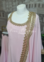 Light Pink Gharara Suit (Size 10-12)