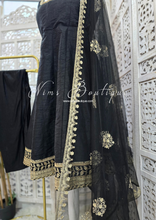 Black Frock Pajami Suit (Size 10-12)