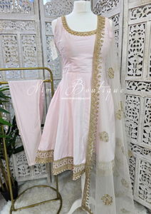 Blush Pink Frock Pajami Suit (Size 10-12)