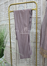 Light Lilac Silk Pajami Suit (Size 10-12)