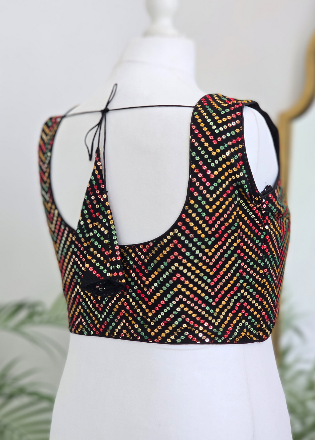 The NB Black Multicolour Blouse 16-18